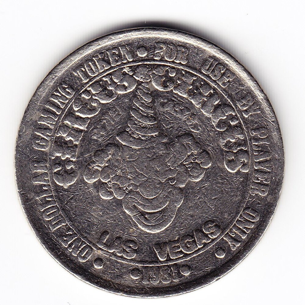 1981 Circus Circus Hotel & Casino Las Vegas $1 Gaming Token (b83)